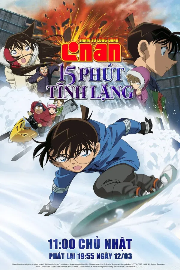 Xem Phim Thám Tử Lừng Danh Conan 15: 15 Phút Tĩnh Lặng Vietsub HD Online